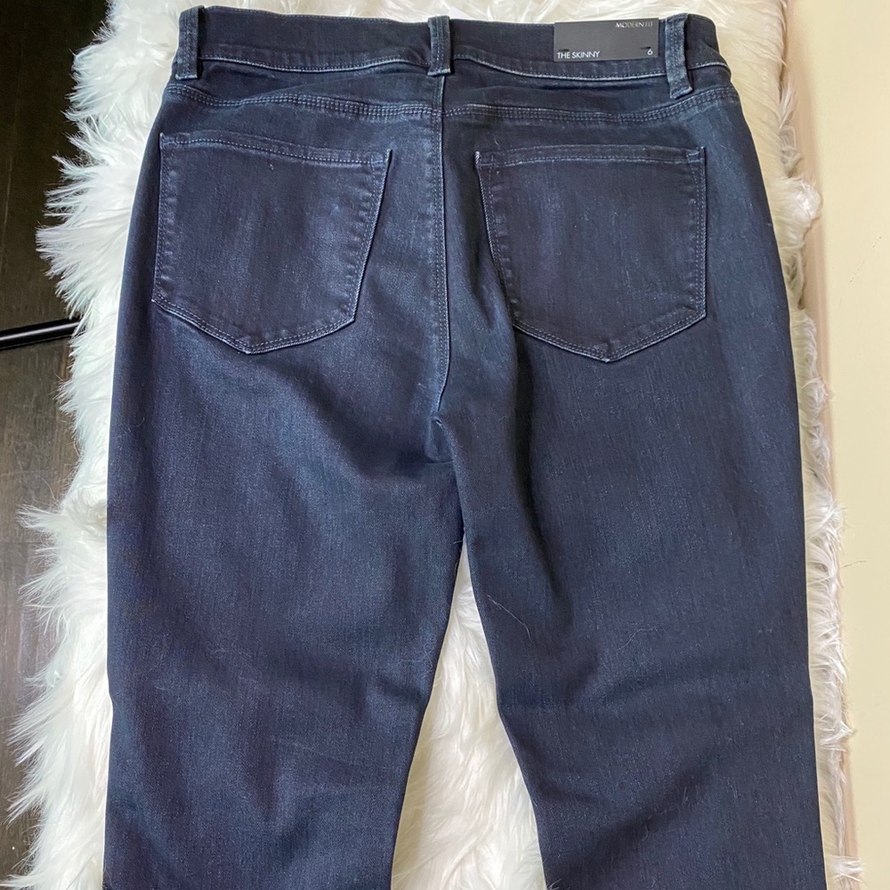 Ann Taylor Dark Denim Modern Skinny Jean - Picture 8 of 15